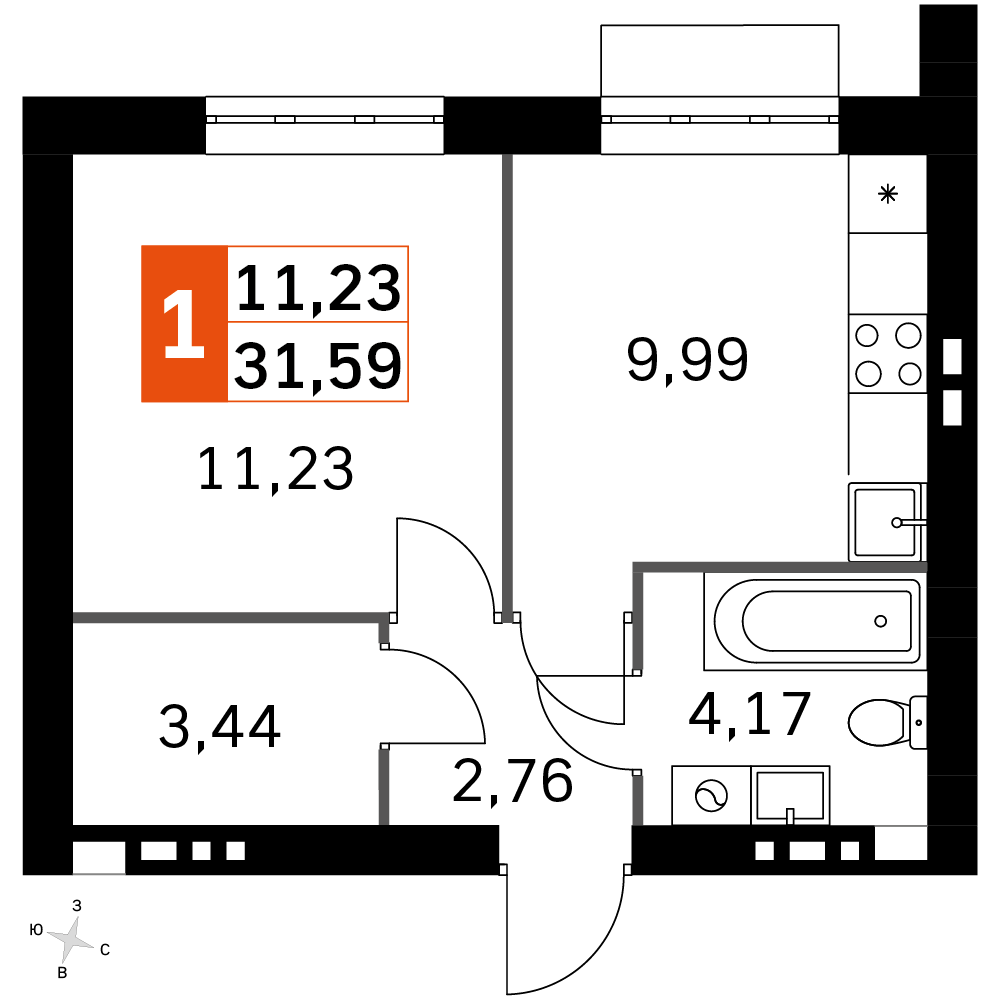 План таунхауса