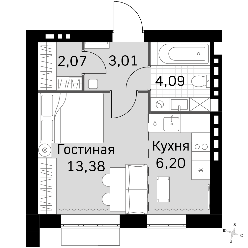 План таунхауса