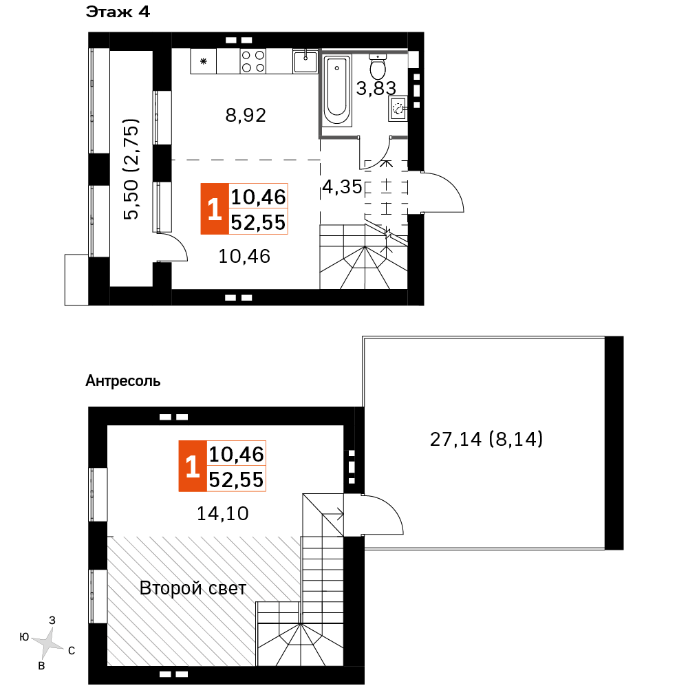 План таунхауса