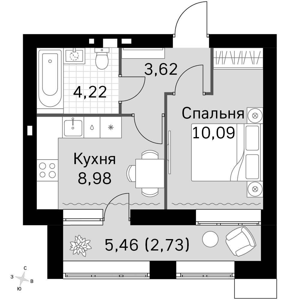 План таунхауса
