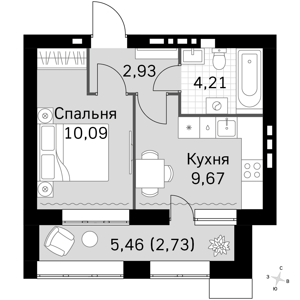 План таунхауса