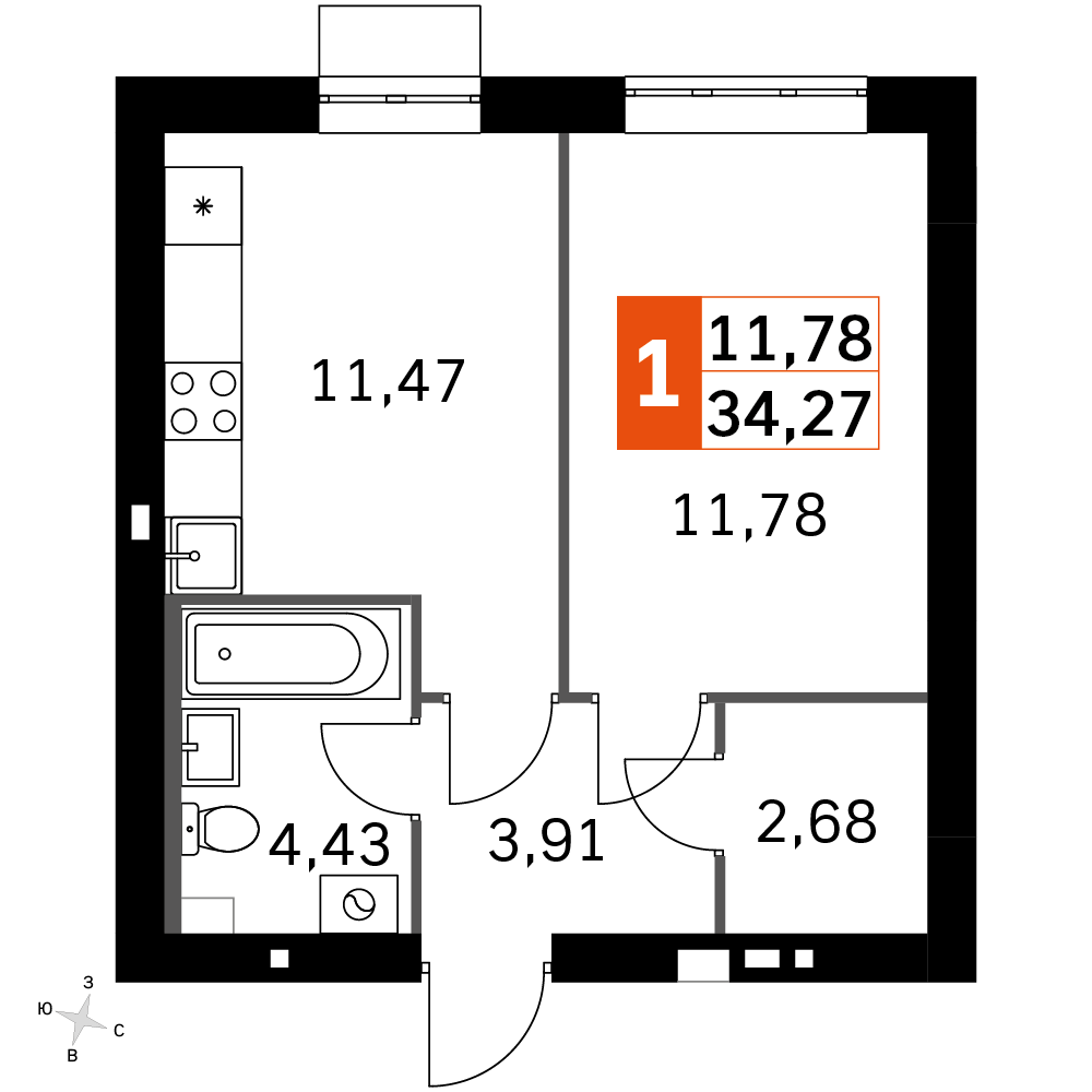 План таунхауса