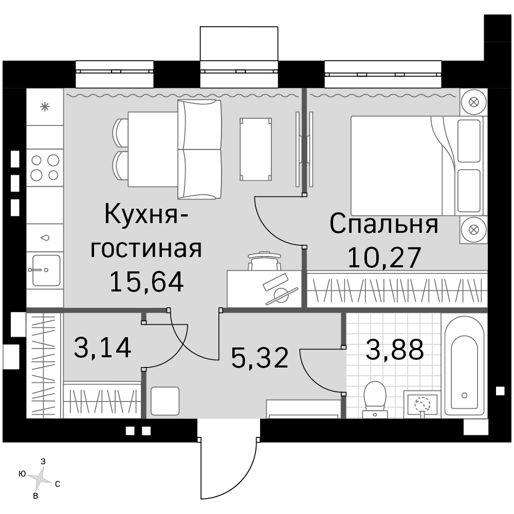 План таунхауса