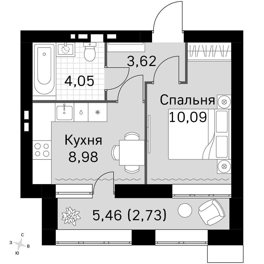 План таунхауса