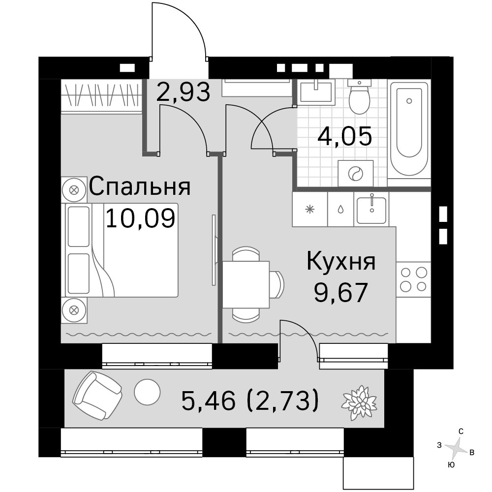 План таунхауса