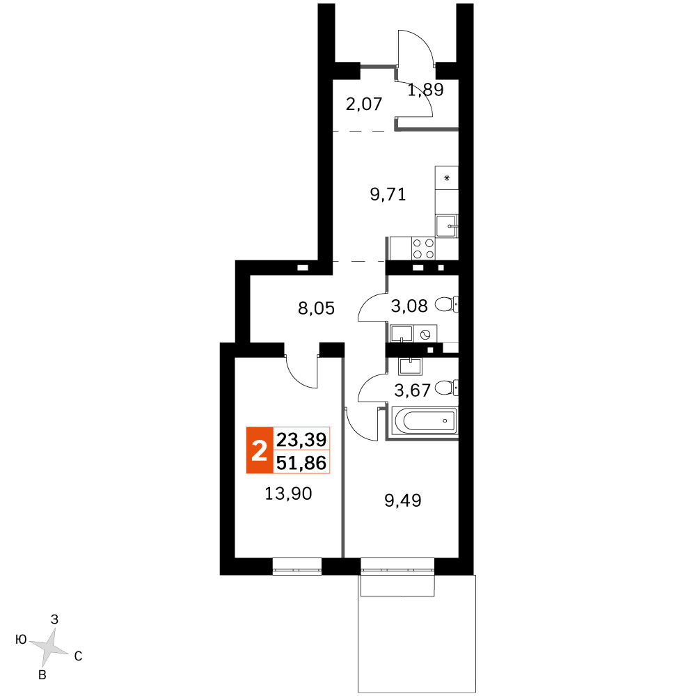 План таунхауса