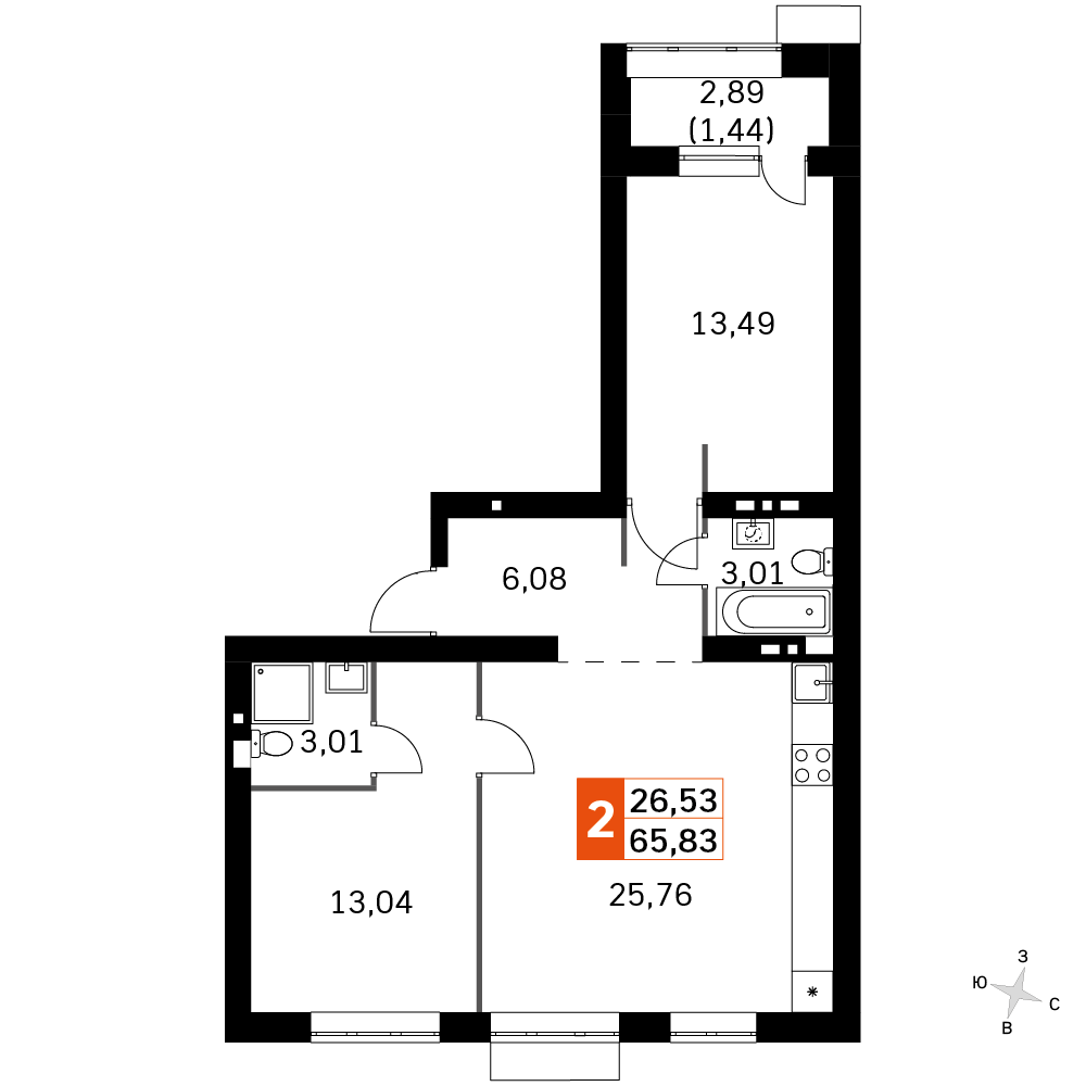 План таунхауса