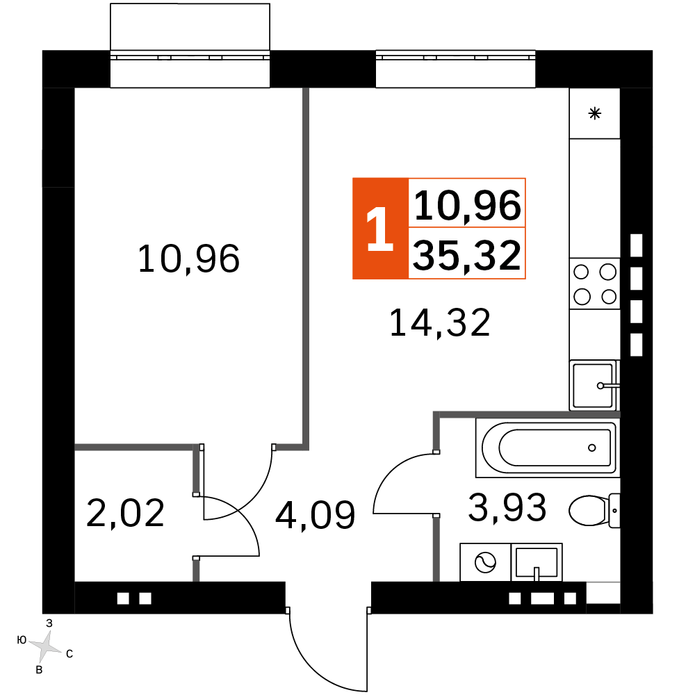 План таунхауса