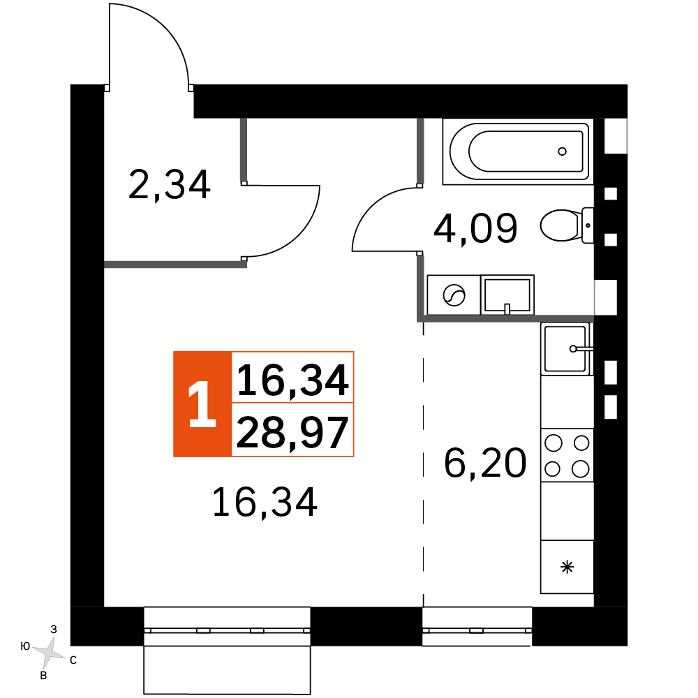 План таунхауса