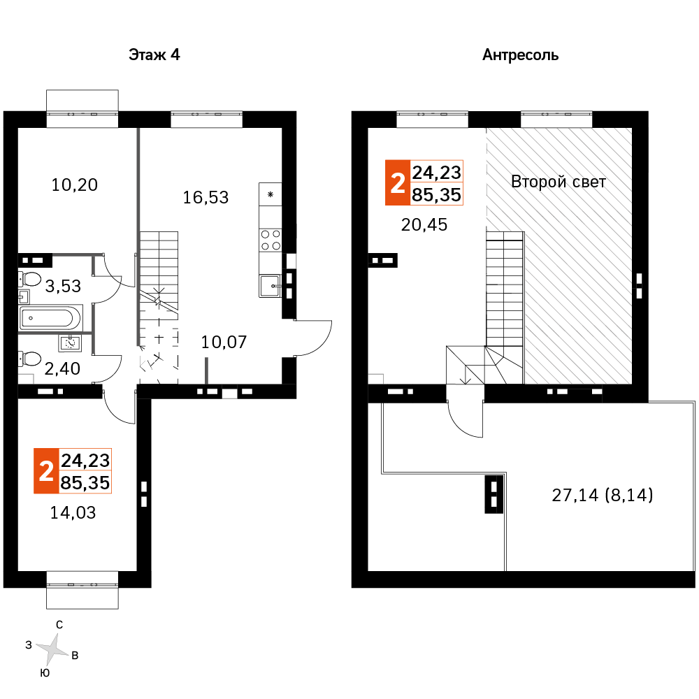 План таунхауса