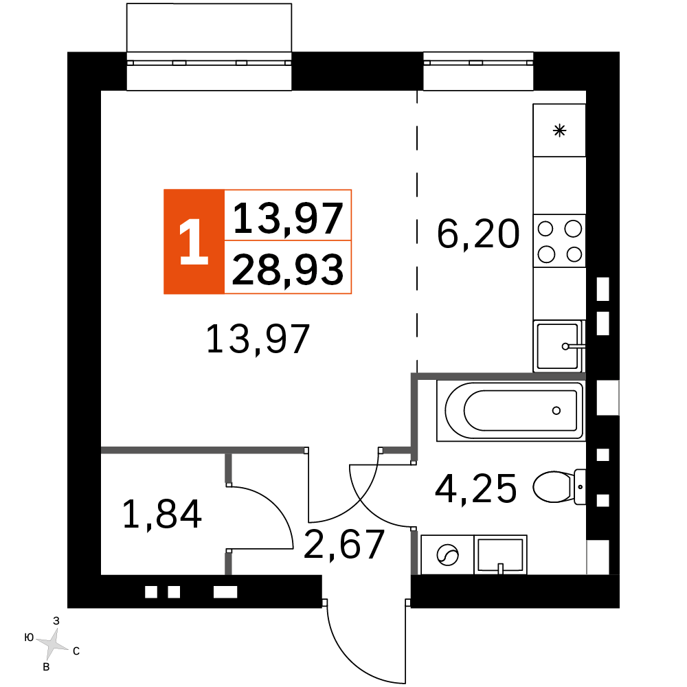 План таунхауса