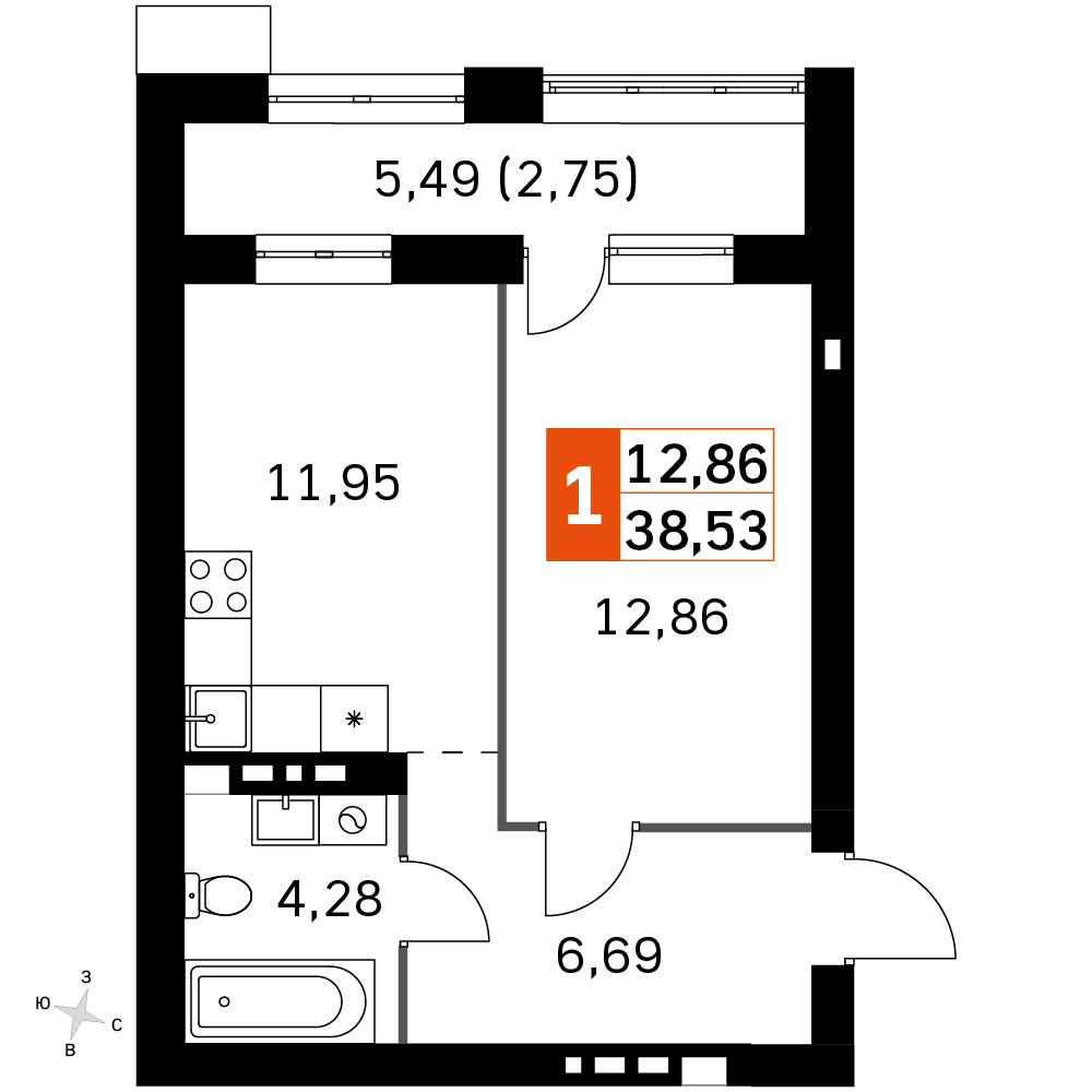 План таунхауса