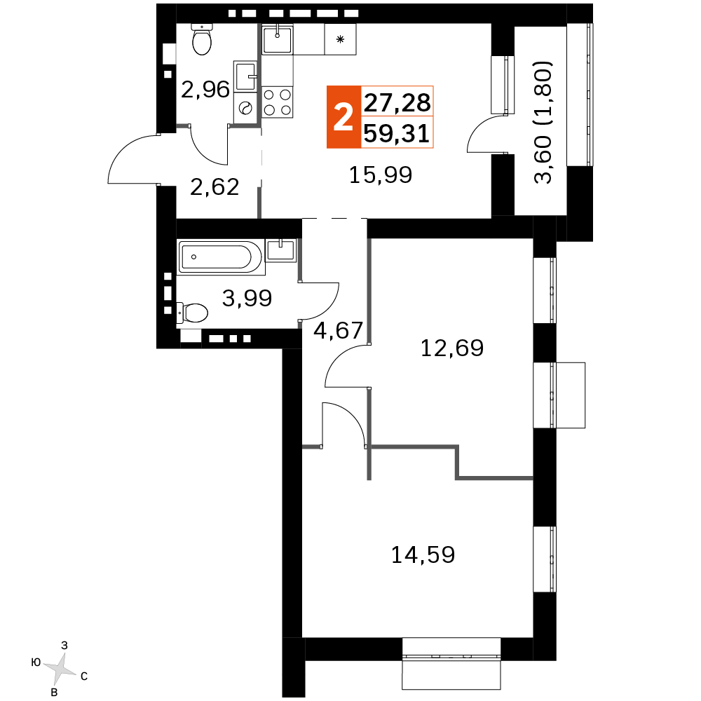 План таунхауса