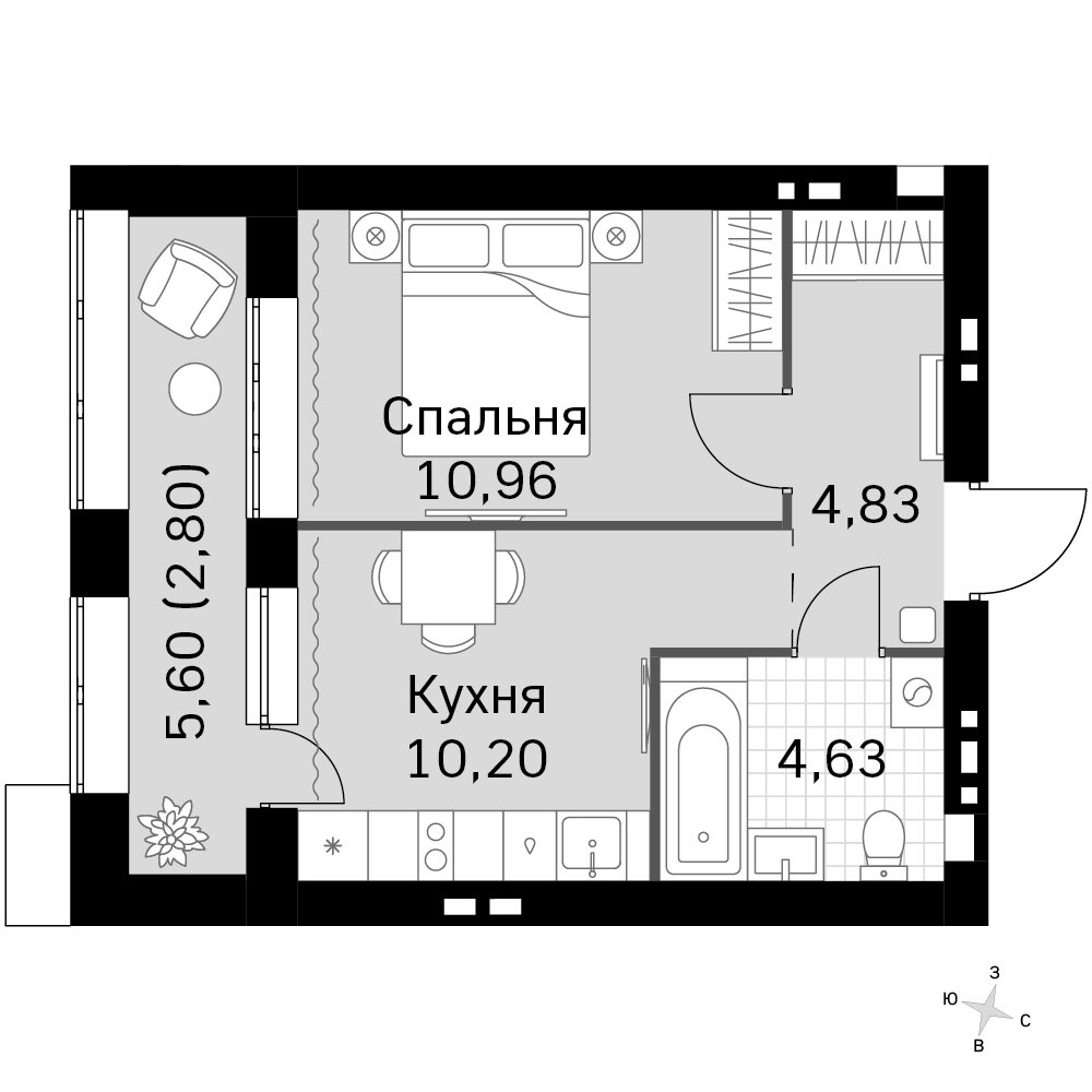План таунхауса