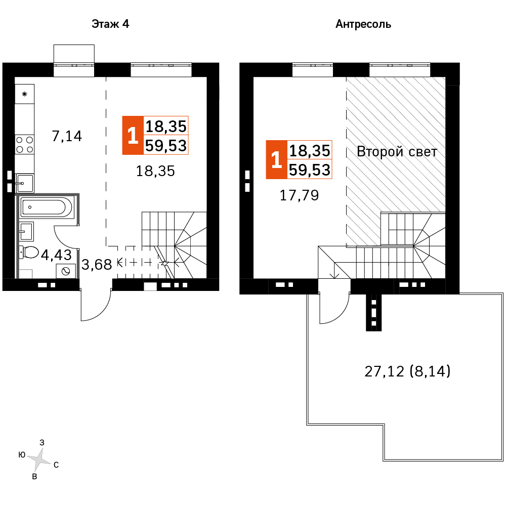 План таунхауса