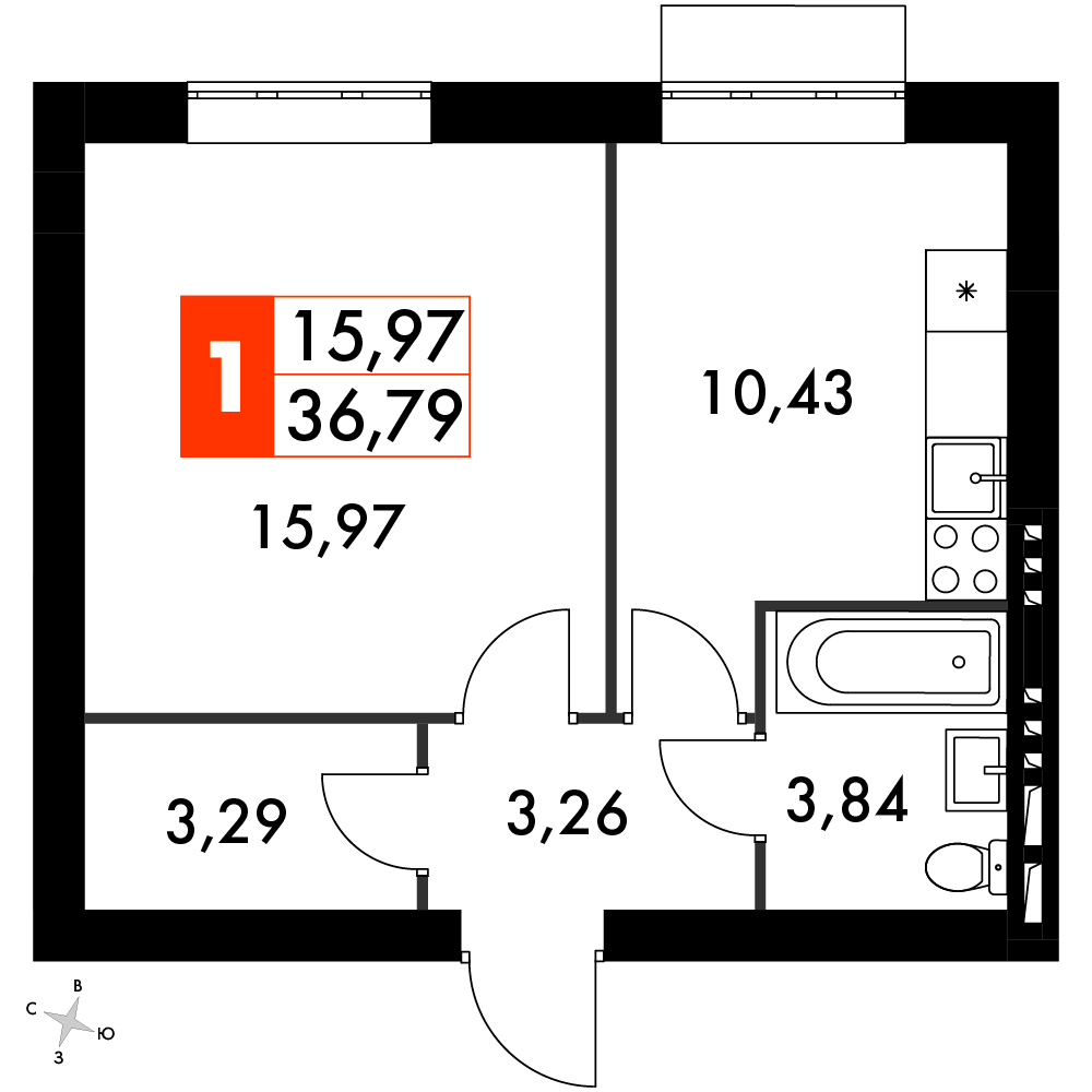 План таунхауса