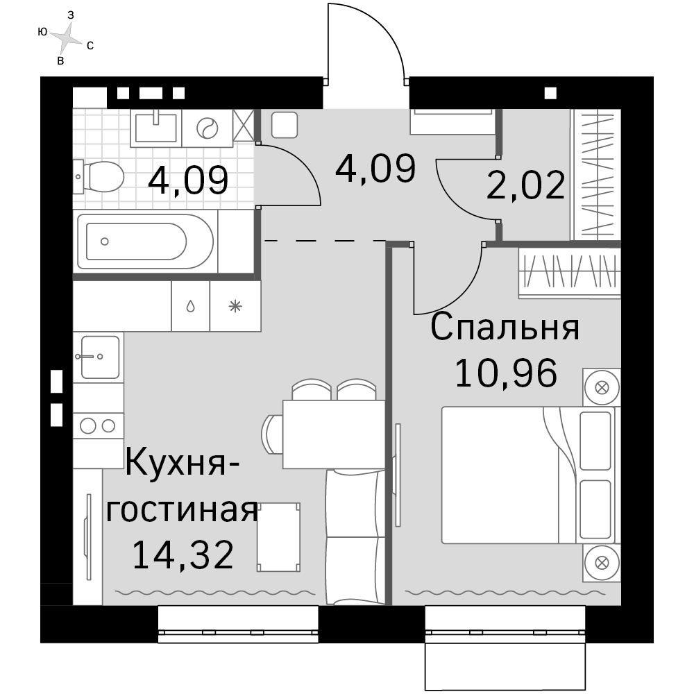 План таунхауса