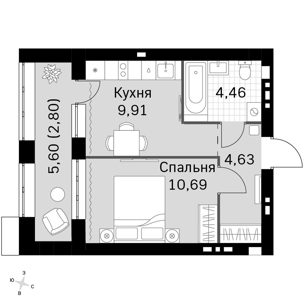 План таунхауса