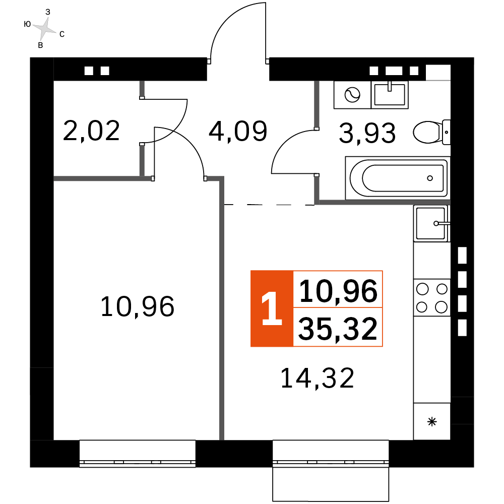 План таунхауса