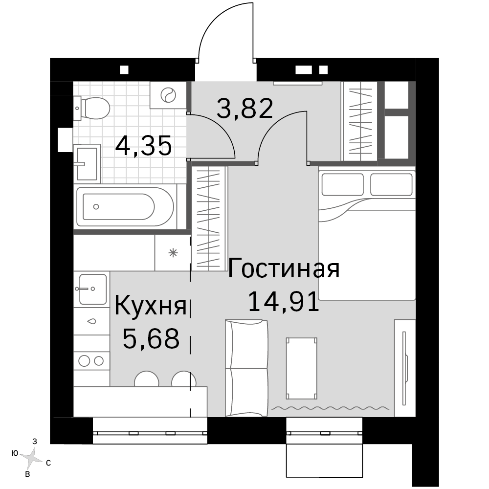 План таунхауса