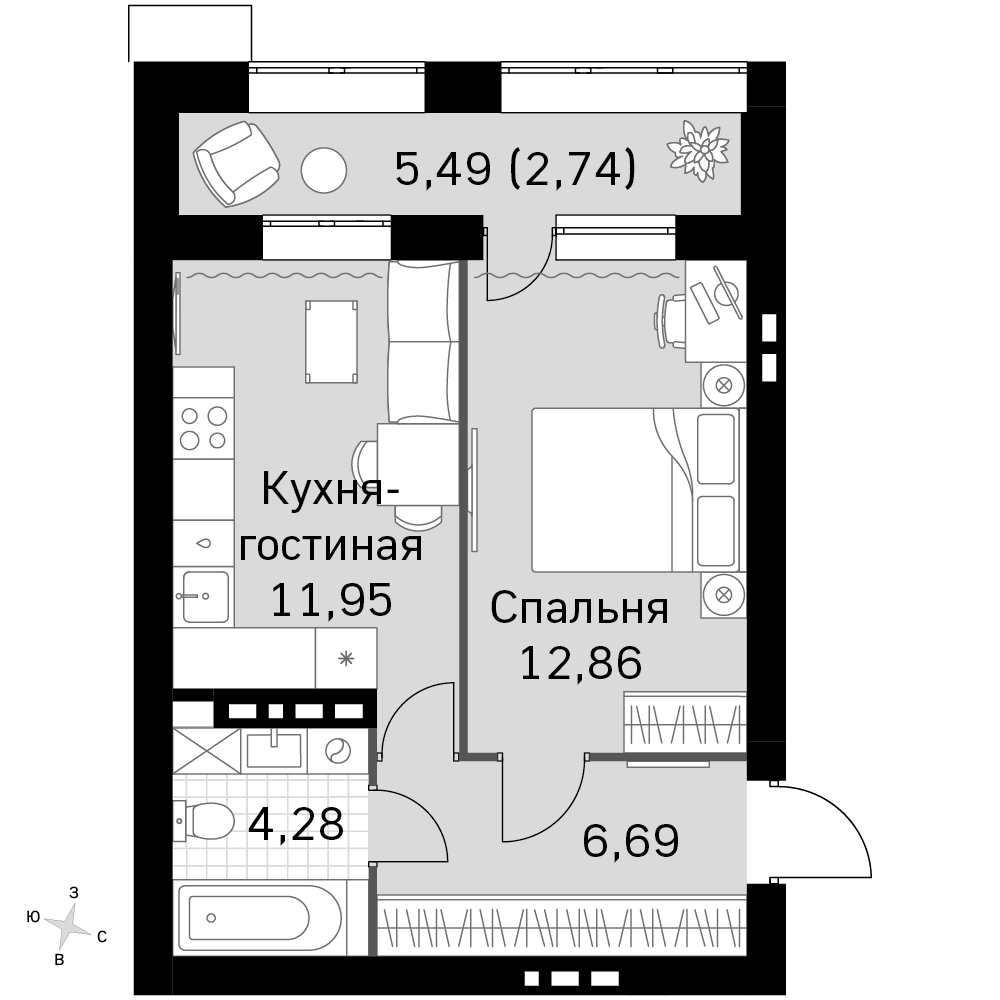 План таунхауса