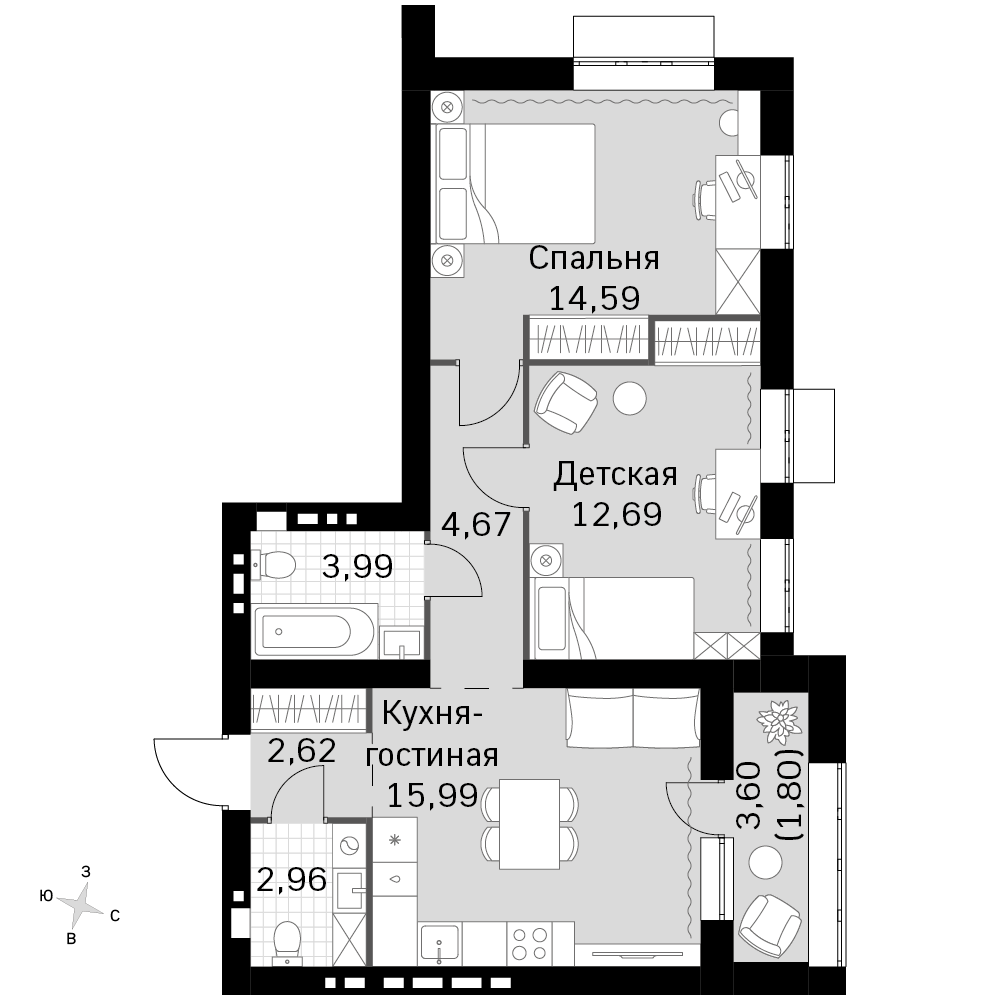 План таунхауса