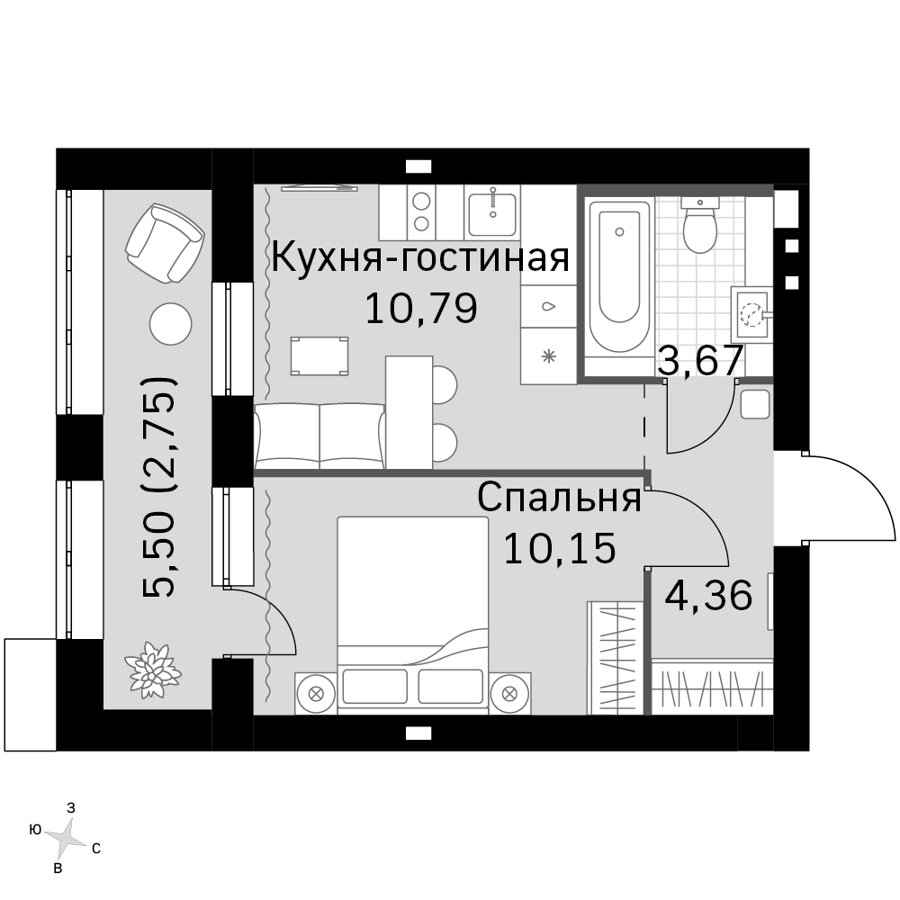 План таунхауса
