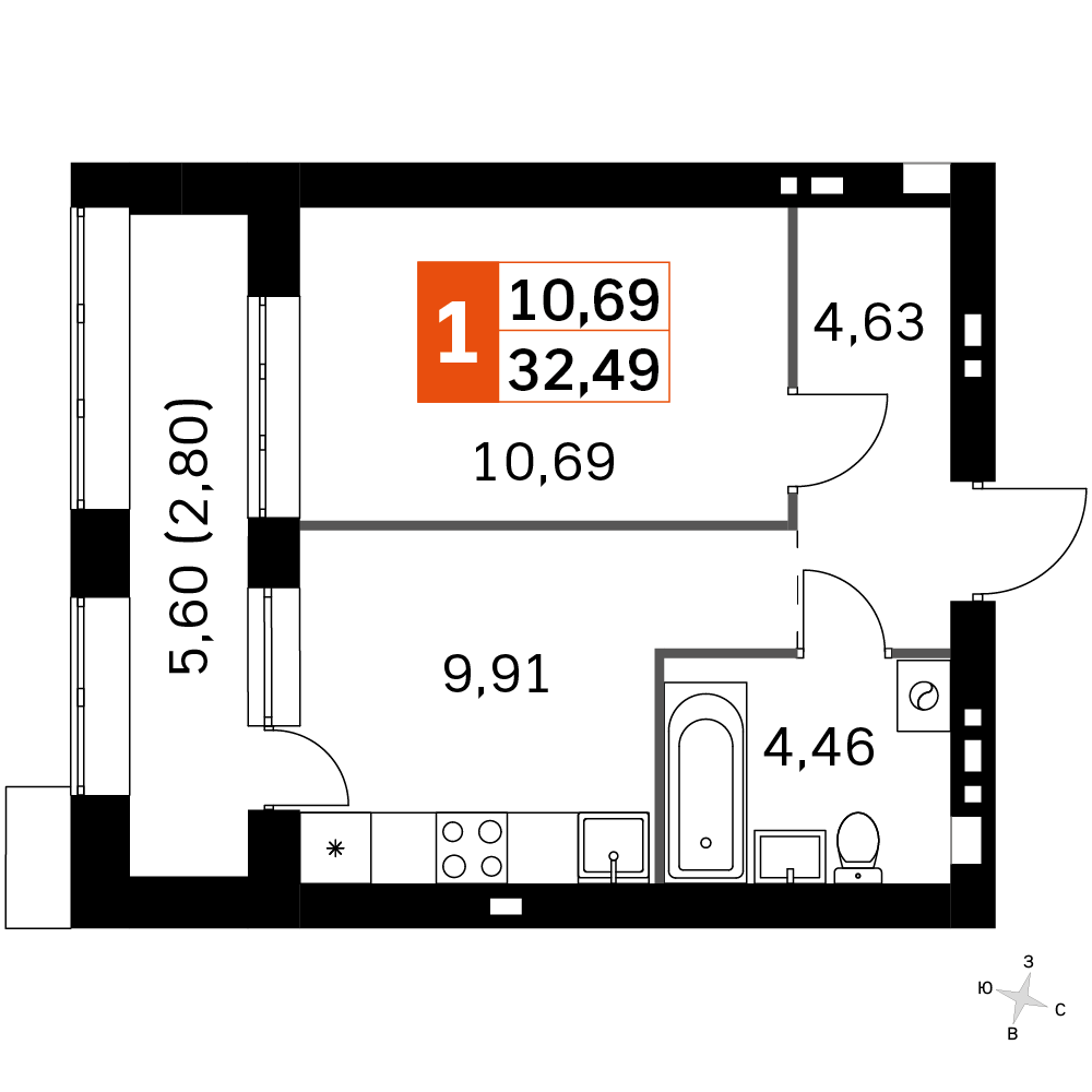 План таунхауса