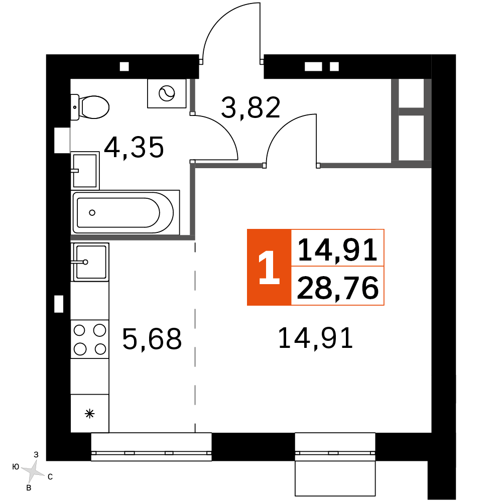 План таунхауса