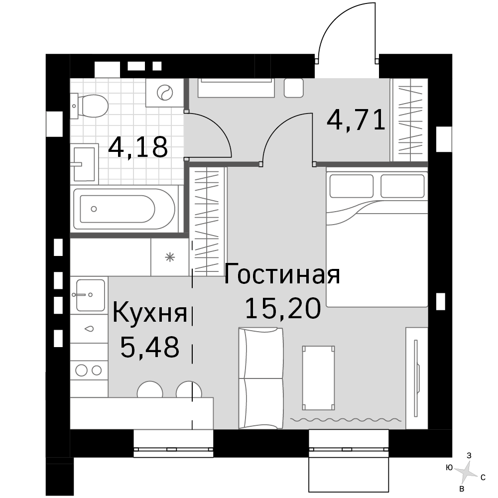 План таунхауса