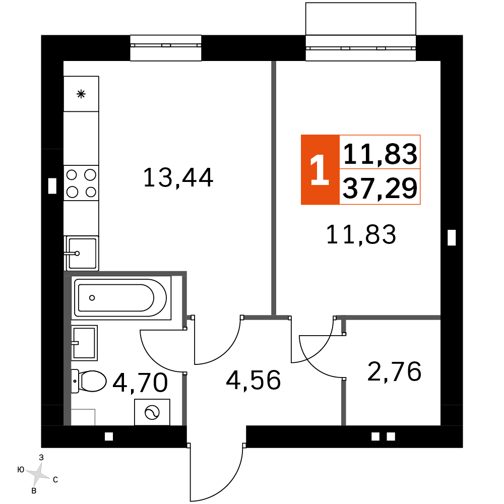 План таунхауса