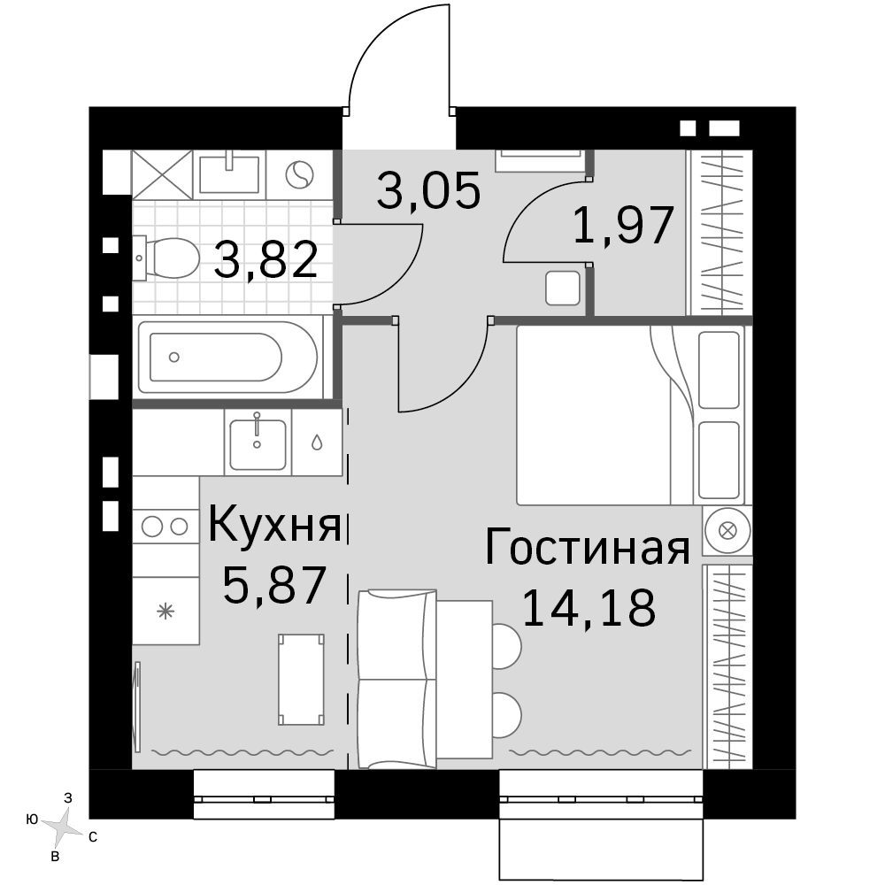 План таунхауса