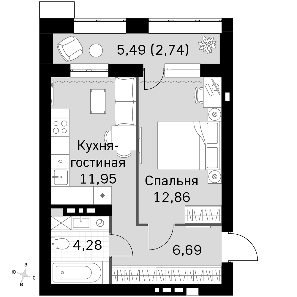 План таунхауса