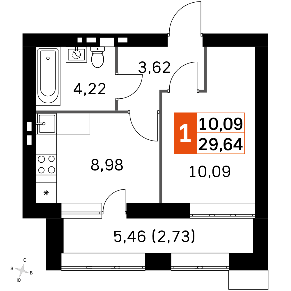 План таунхауса
