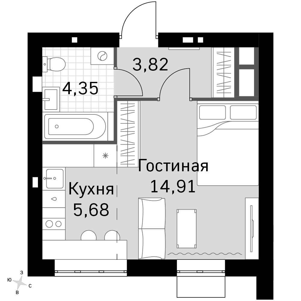 План таунхауса