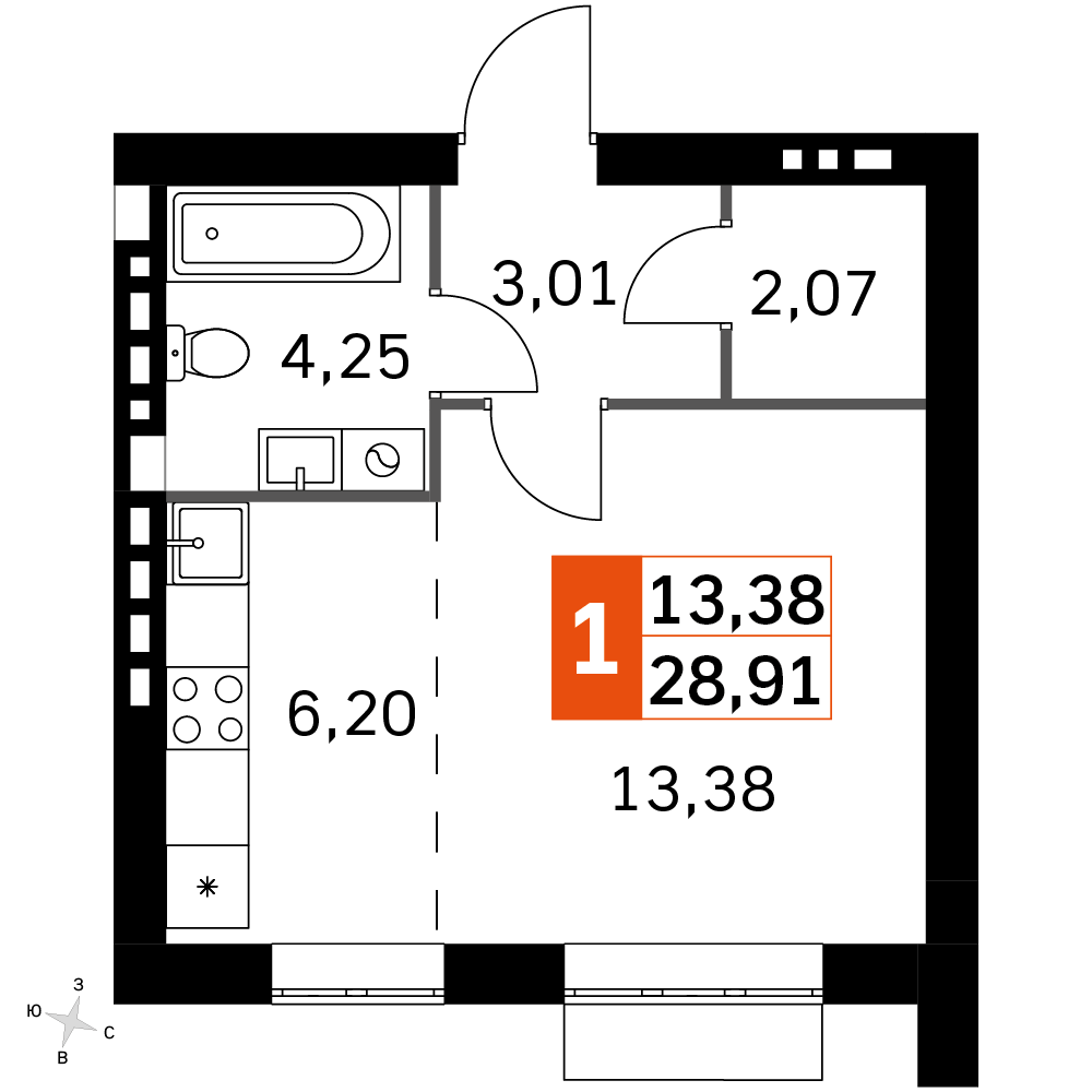 План таунхауса