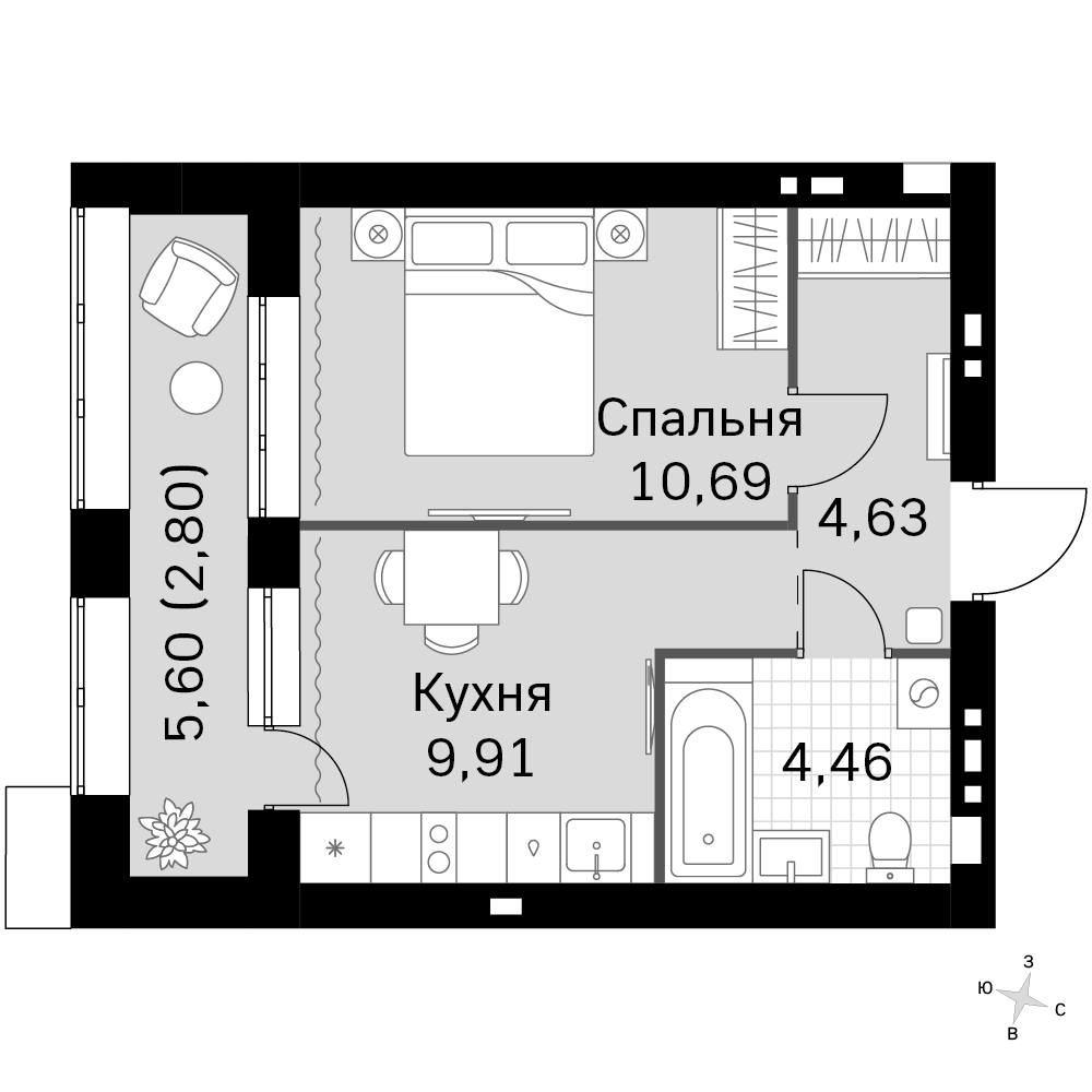 План таунхауса