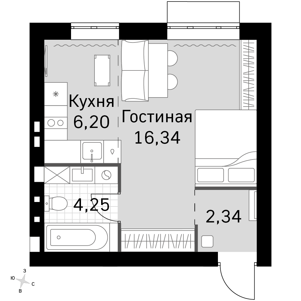 План таунхауса