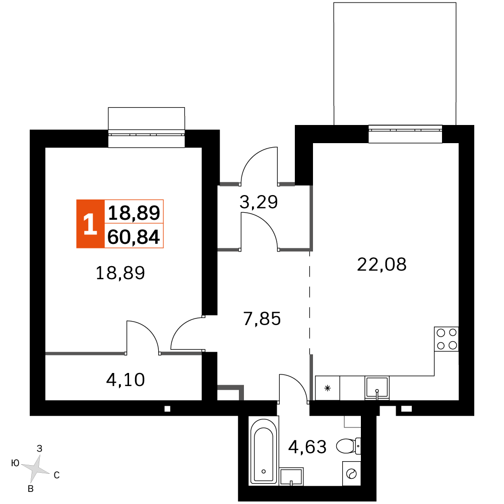 План таунхауса