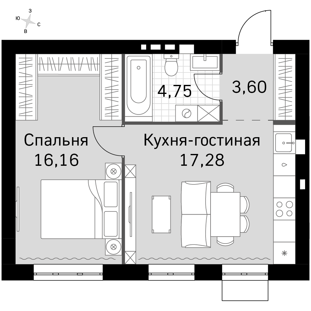 План таунхауса