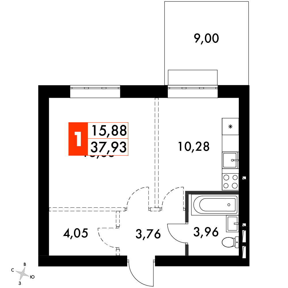 План таунхауса