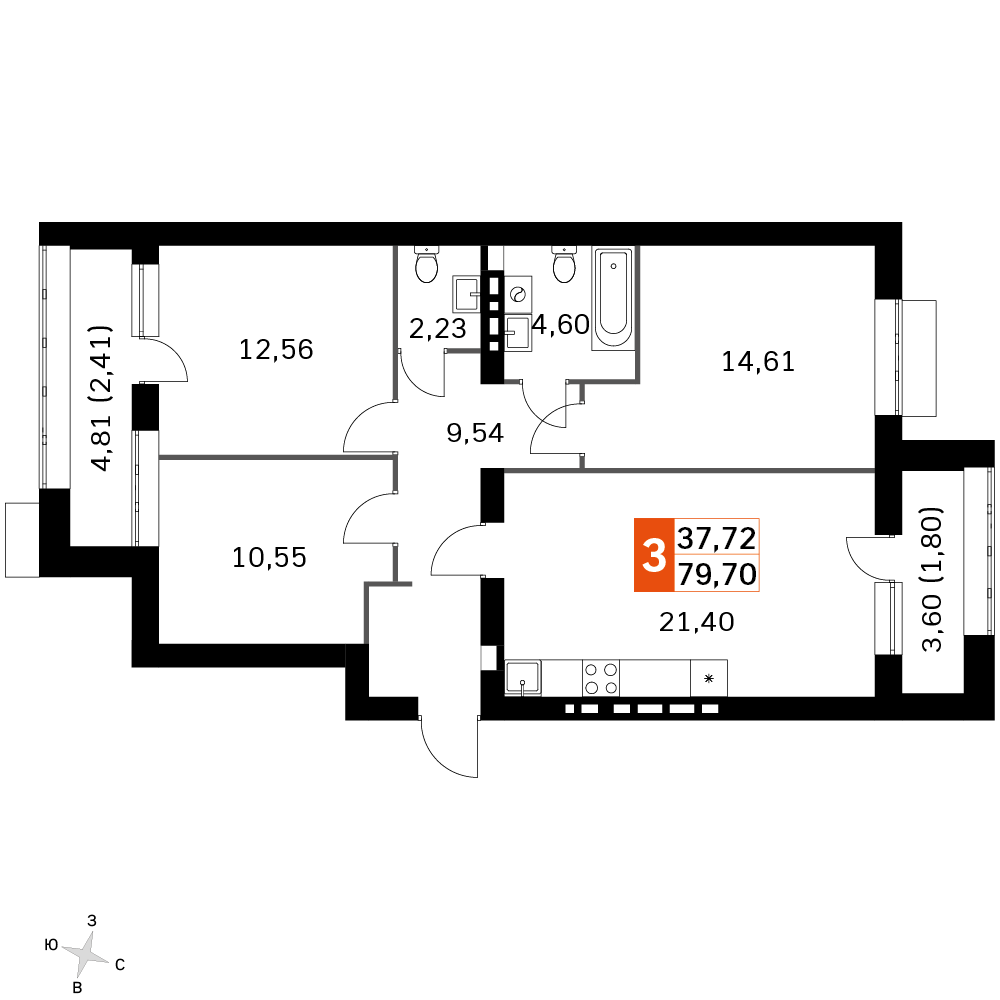 План таунхауса