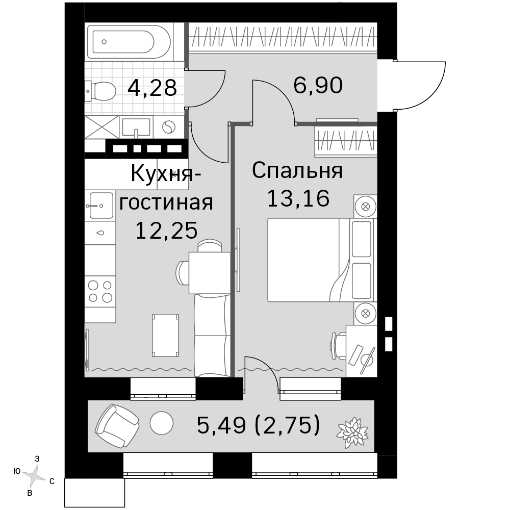 План таунхауса