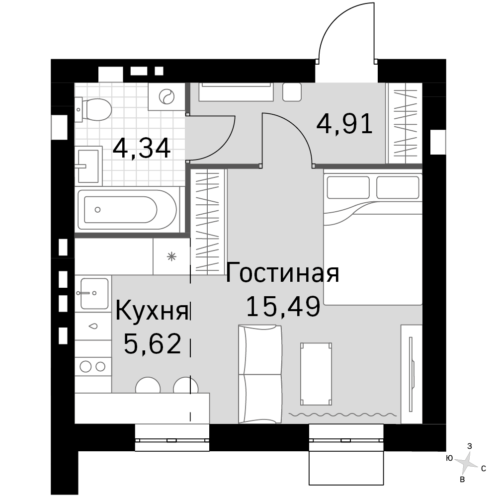 План таунхауса