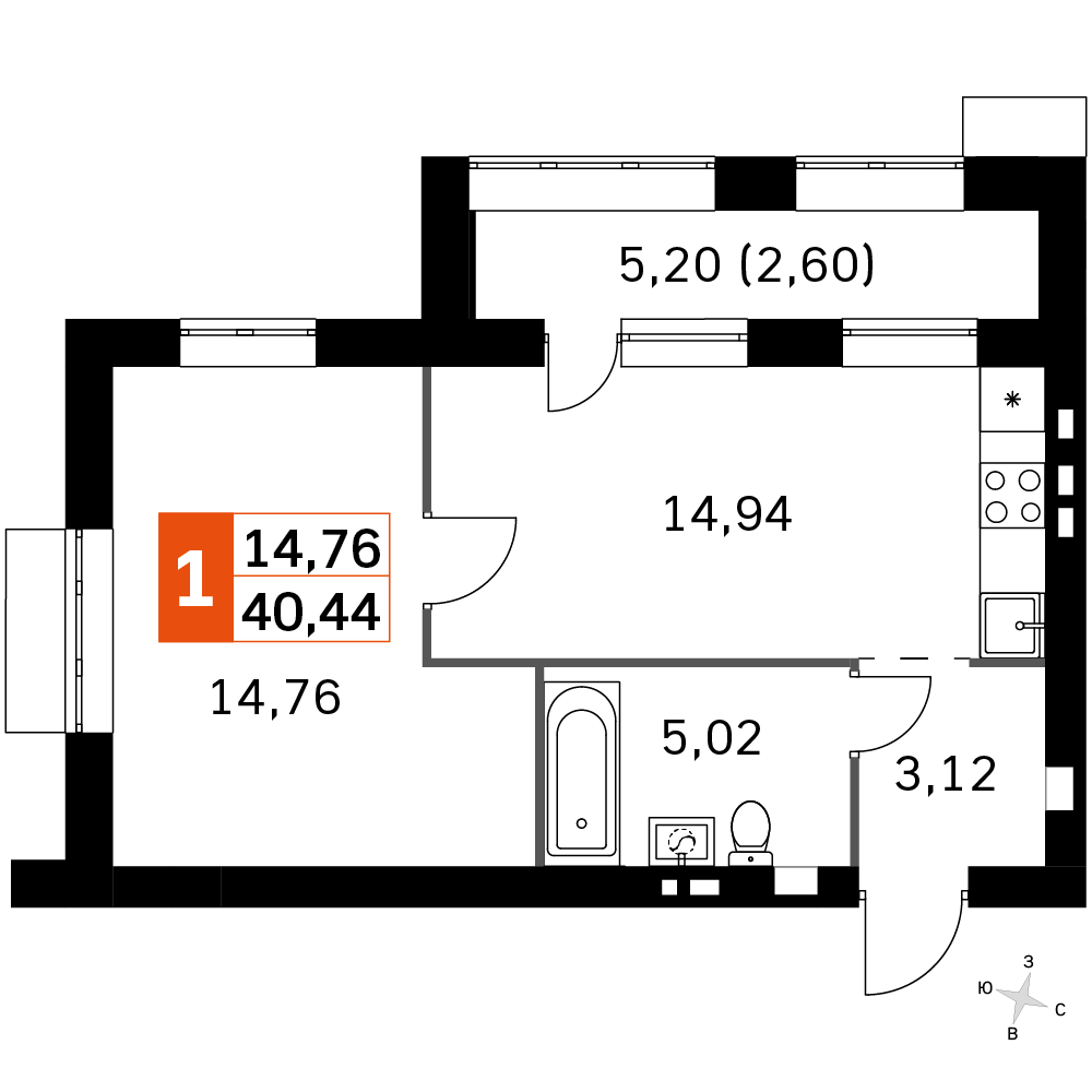 План таунхауса