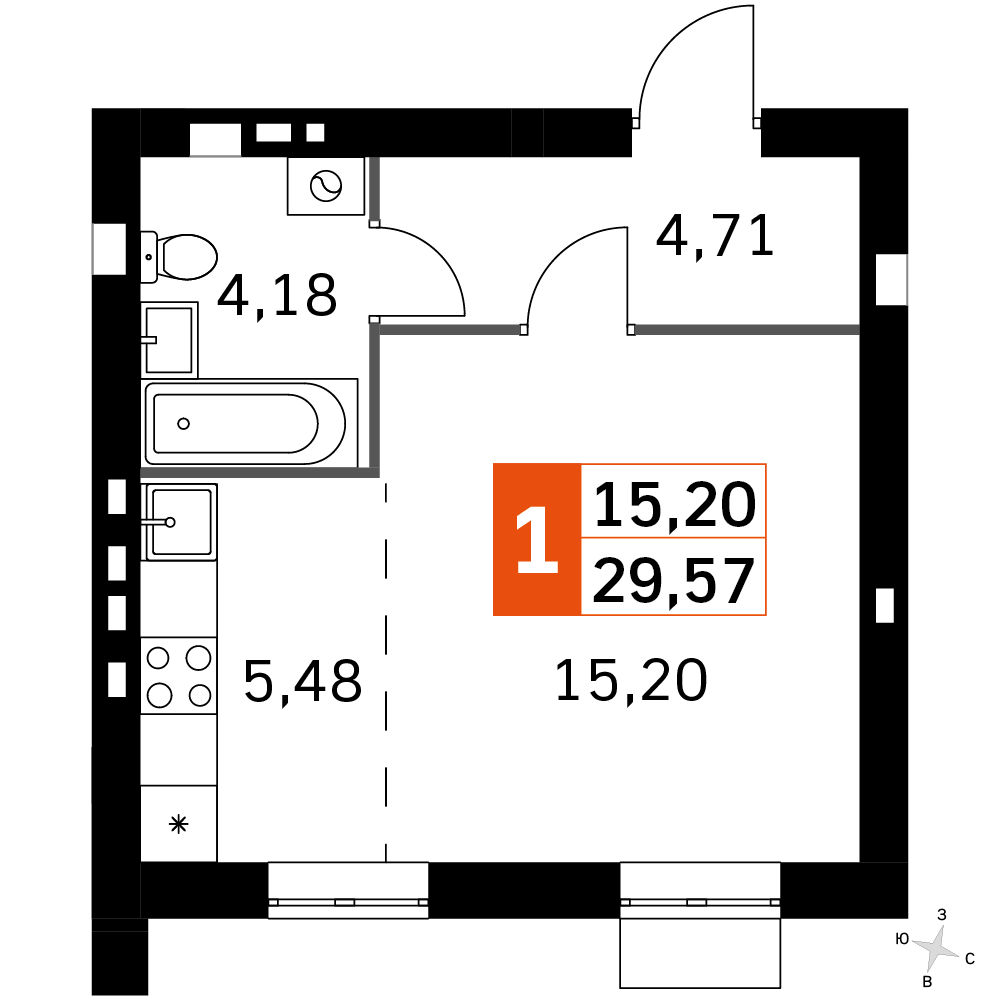 План таунхауса