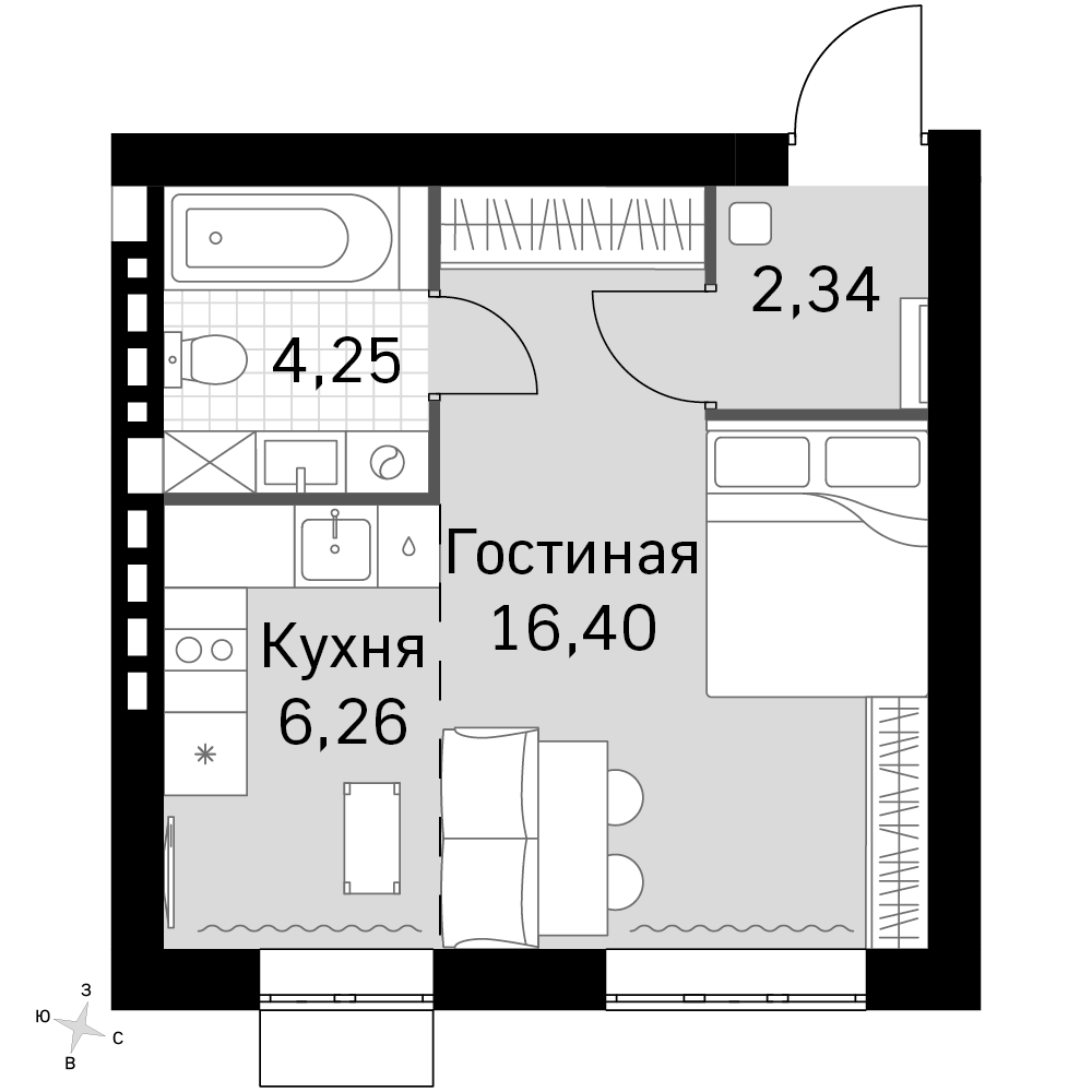 План таунхауса