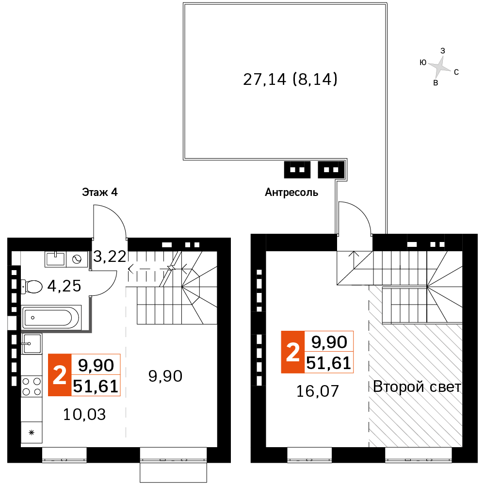 План таунхауса