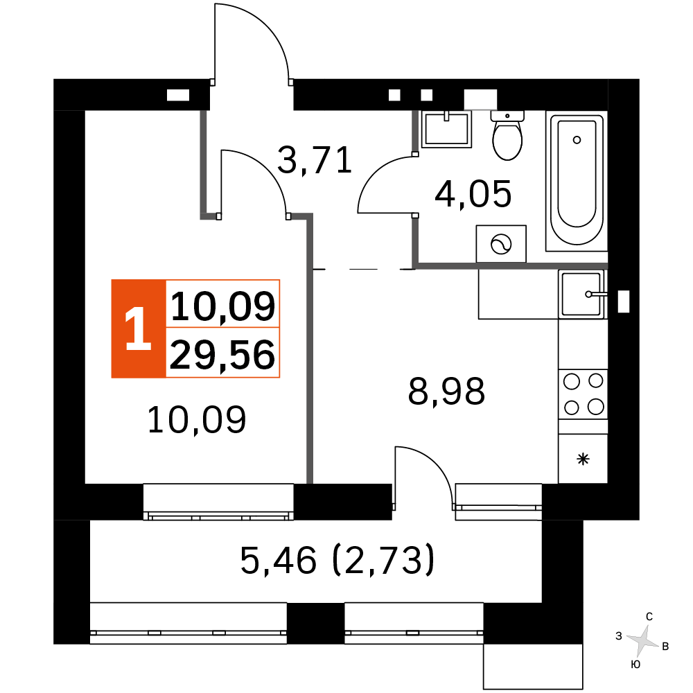 План таунхауса