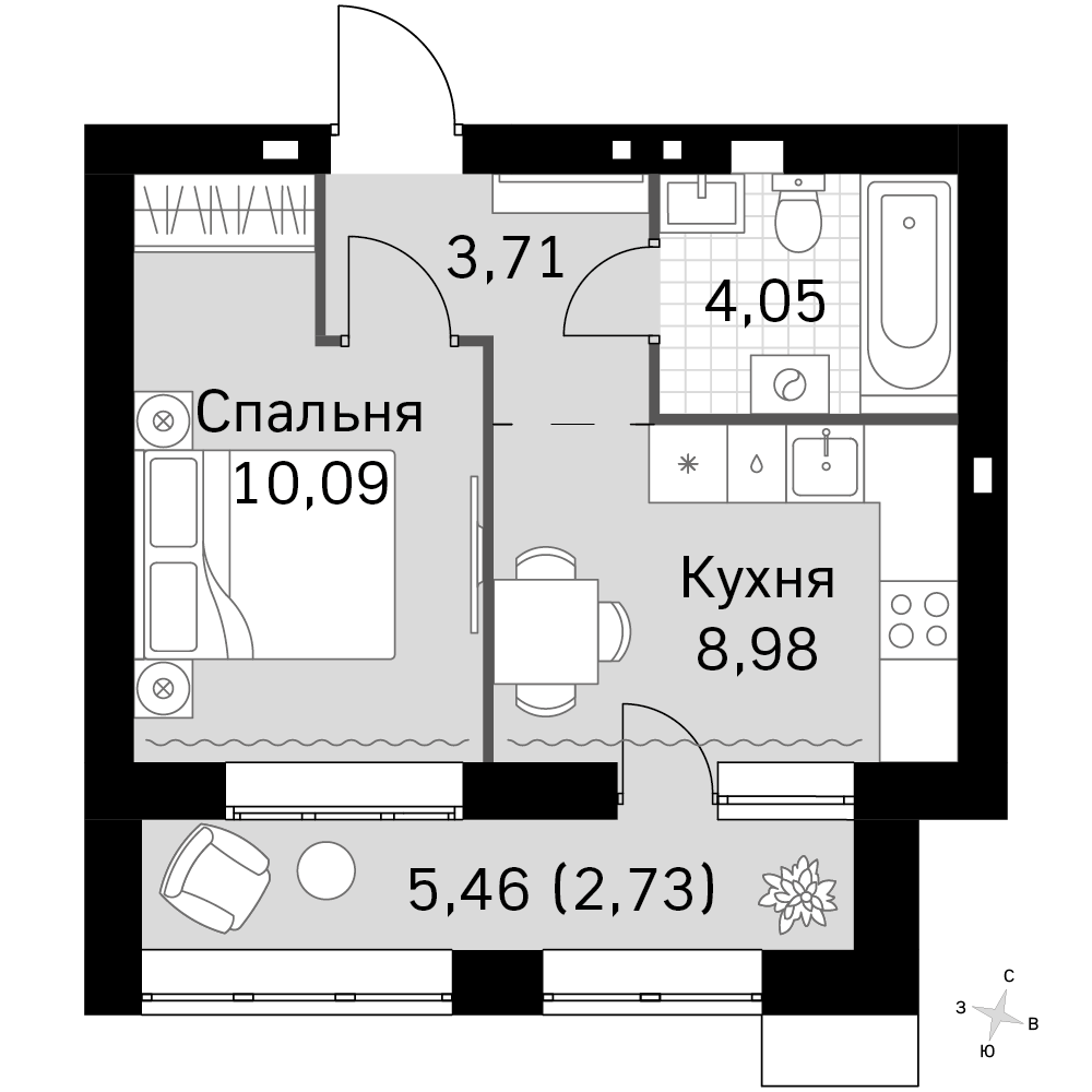 План таунхауса